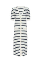 Robe Henley Button Up - Navy Multi