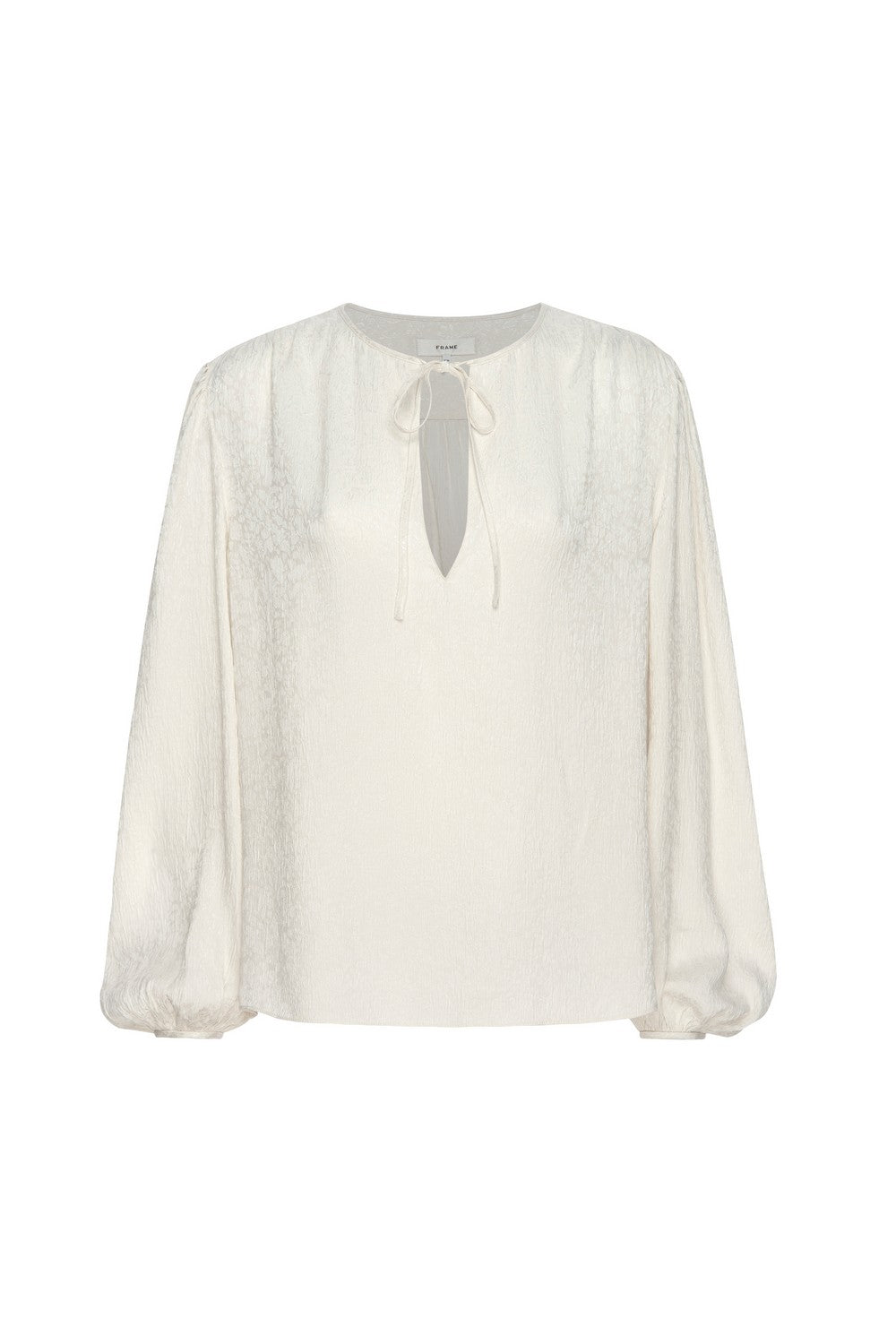 Blouse Cinched Sleeve Popover - Cream