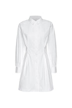 Robe Pleated Shirt - White