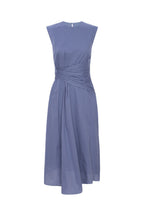 Robe Ruched Sleeveless Midi - Coastal Blue
