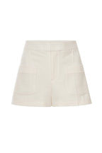 Short Patch Pocket Trouser - Cream