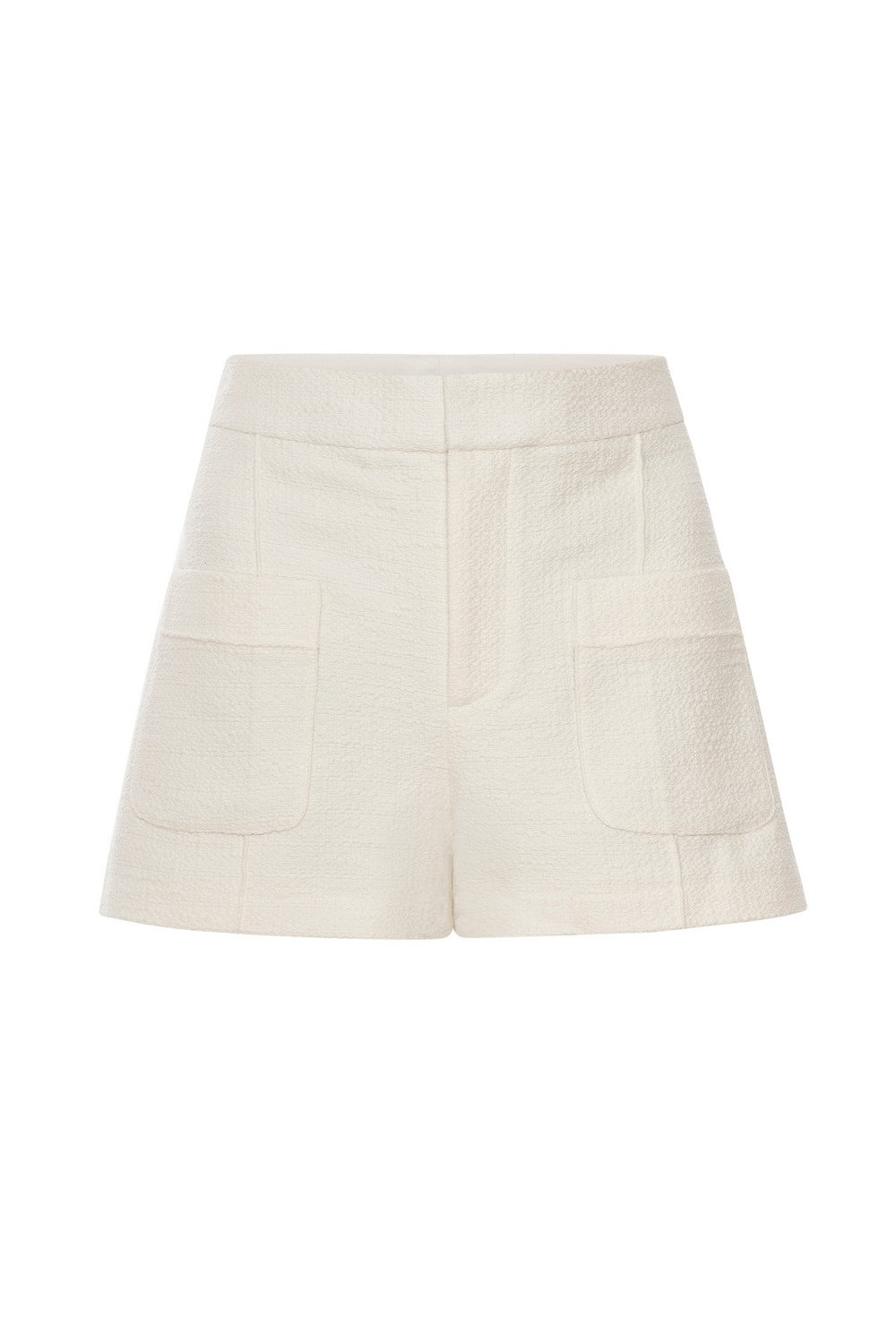 Short Patch Pocket Trouser - Cream