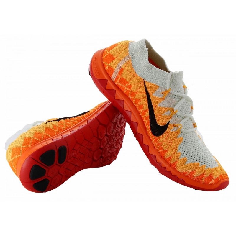 Free Flyknit 3.0 - Femme - Orange FEMME Nike