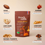 French Mush compléments alimentaires à base d'extraits de champignons médicinaux biologiques fabriqués en France Boisson Boost Bio · Cacao - boisson -
