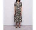 The Kooples - Robe Longue Imprimée Avec Boutonnage - Femme