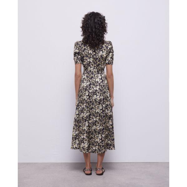 The Kooples - Robe Longue Imprimée Avec Boutonnage - Femme