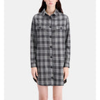 The Kooples - Robe Chemise En Laine - Gris - Femme