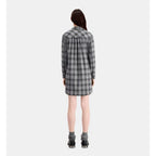 The Kooples - Robe Chemise En Laine - Gris - Femme