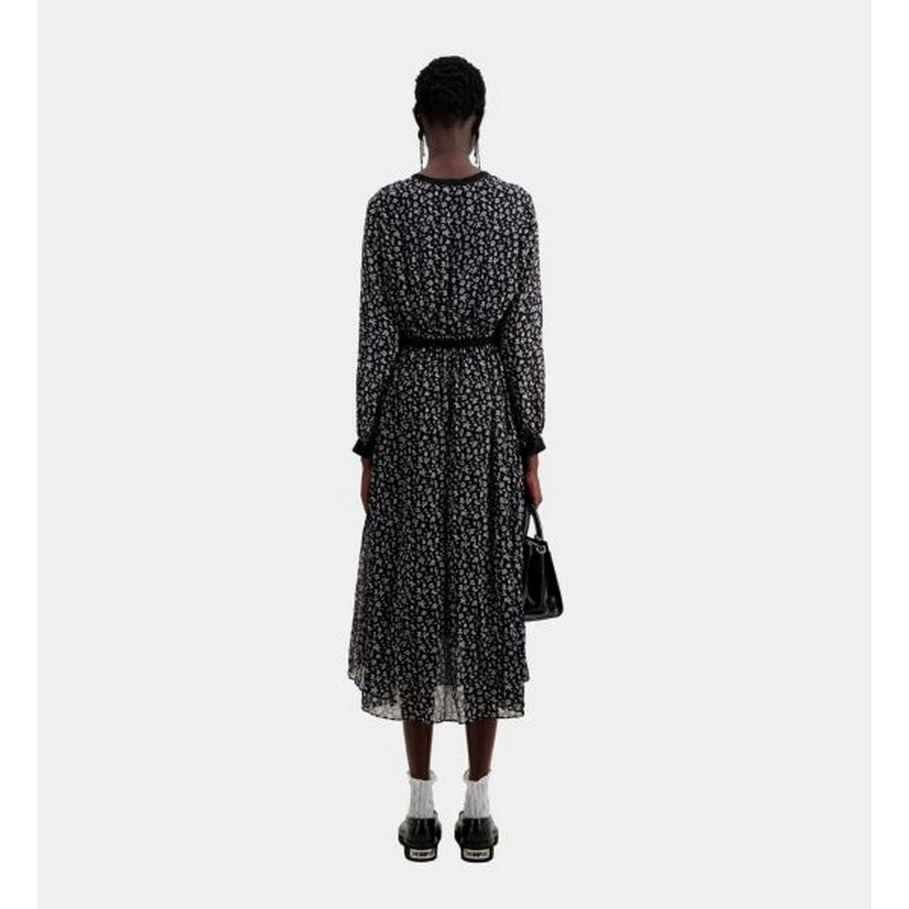 The Kooples - Robe Chemise - Noir - Femme