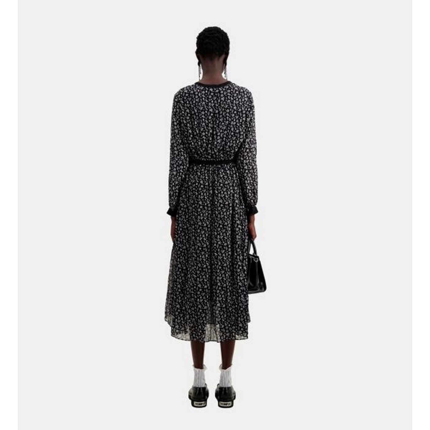 The Kooples - Robe Chemise - Noir - Femme