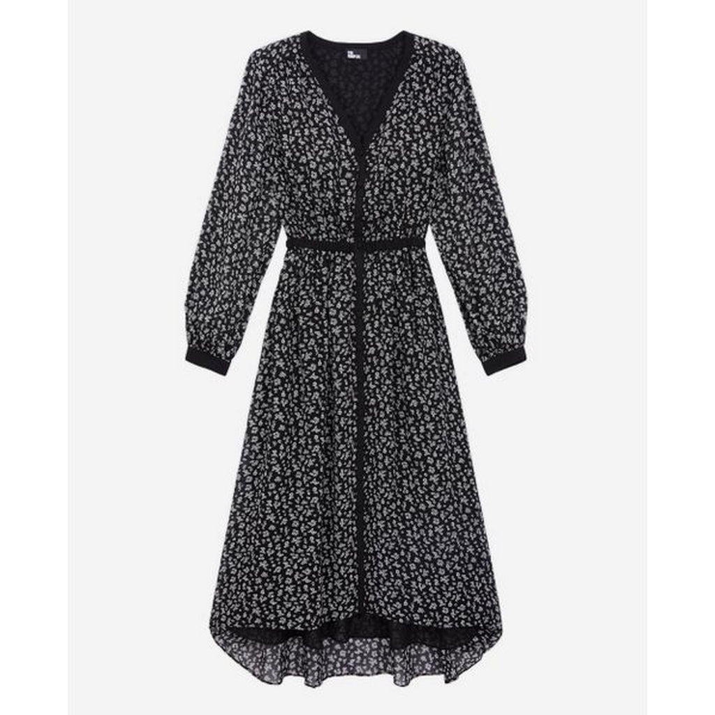 The Kooples - Robe Chemise - Noir - Femme