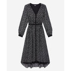 The Kooples - Robe Chemise - Noir - Femme