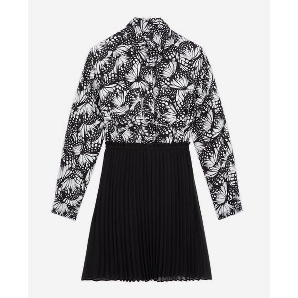 The Kooples - Robe Trompe-L’Œil – Noir - Femme