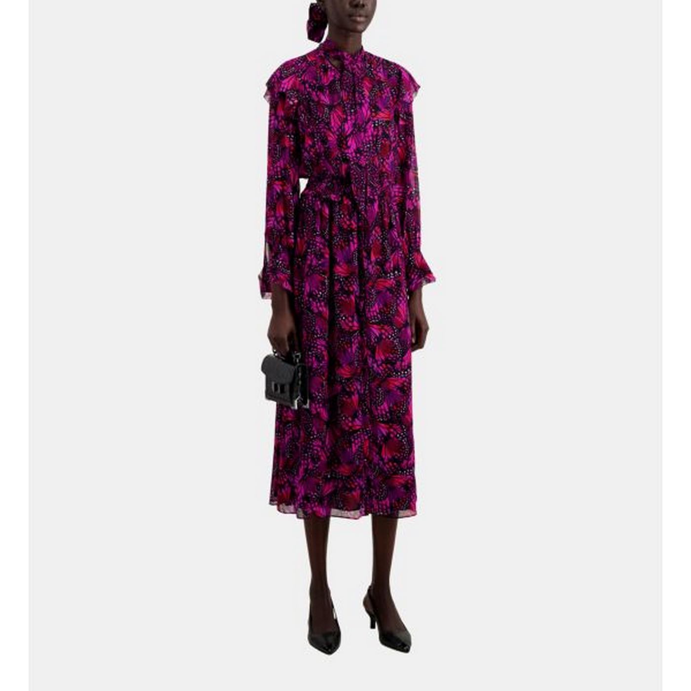 The Kooples - Robe Midi - Rose - Femme