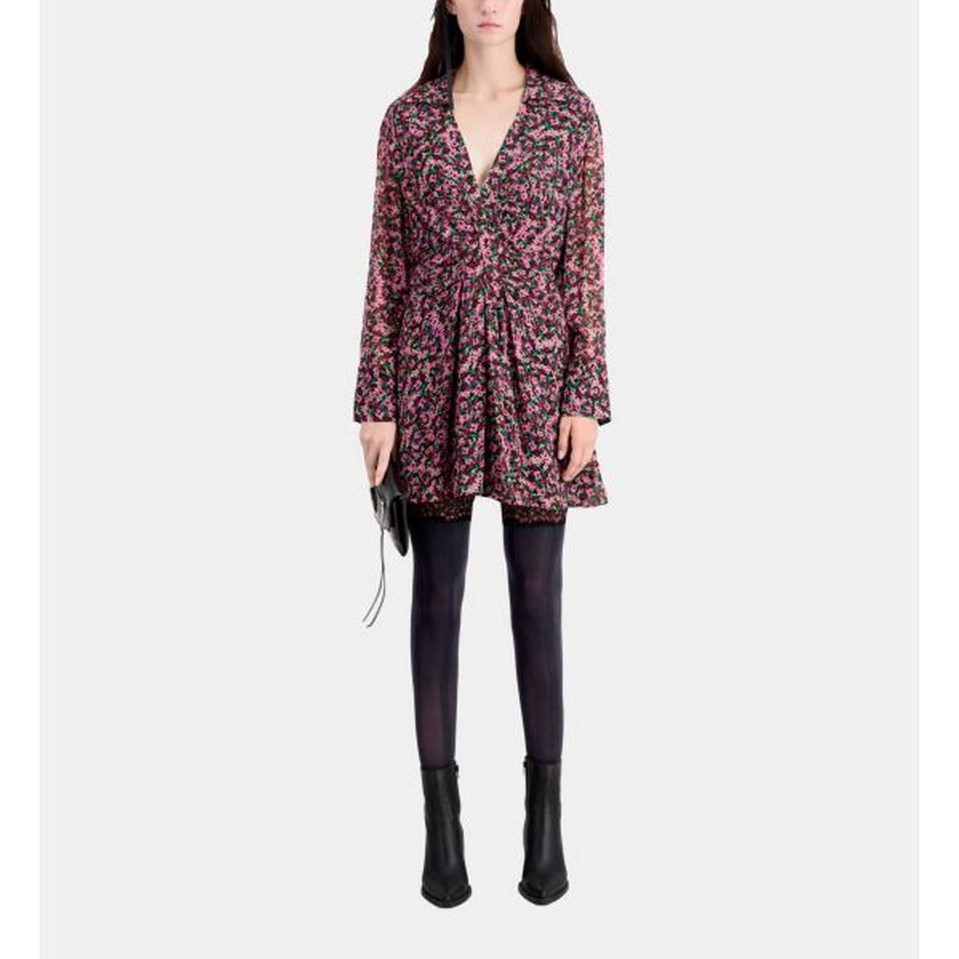 The Kooples - Robe Patineuse - Noir - Femme