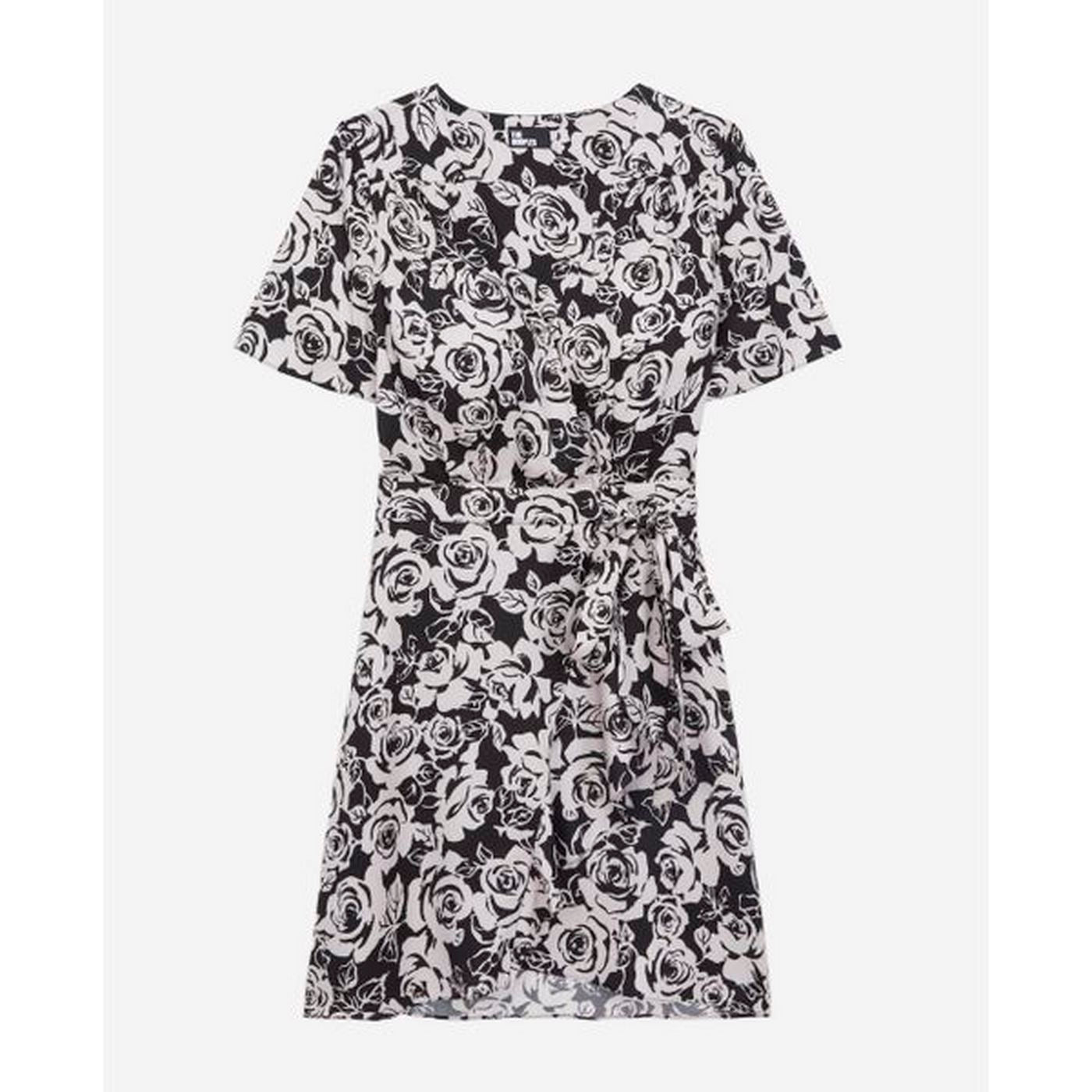 The Kooples - Robe Portefeuille - Noir - Femme