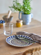Shama - Assiette - Multicolore - Grès