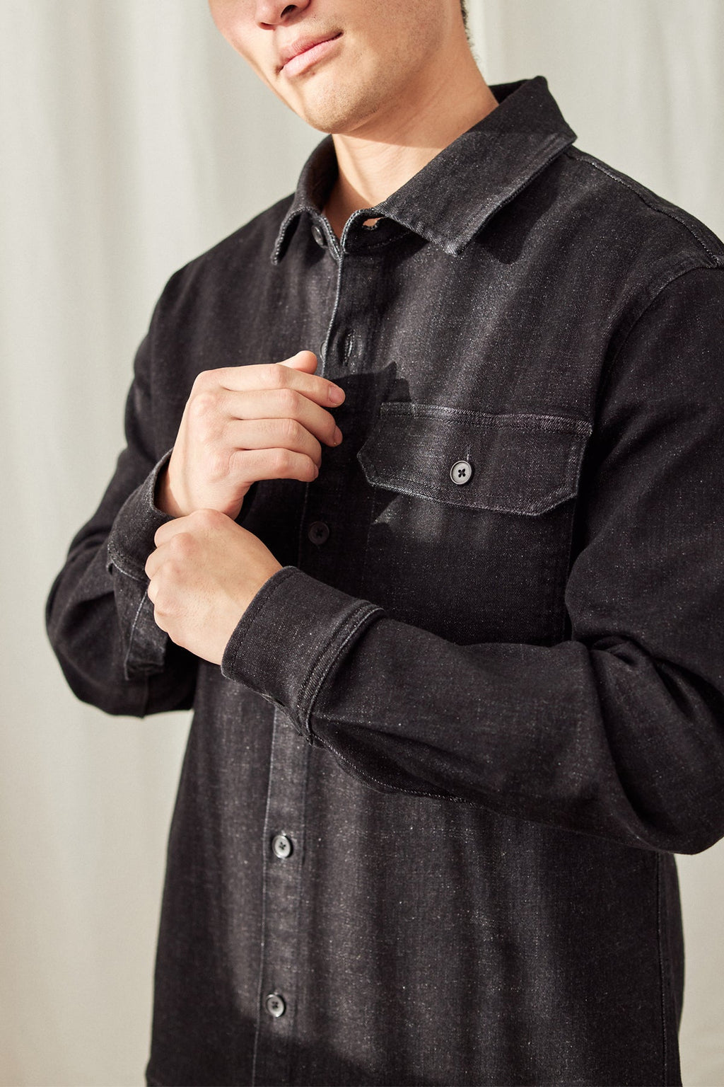 Veste Fundo - Denim Noir - Homme