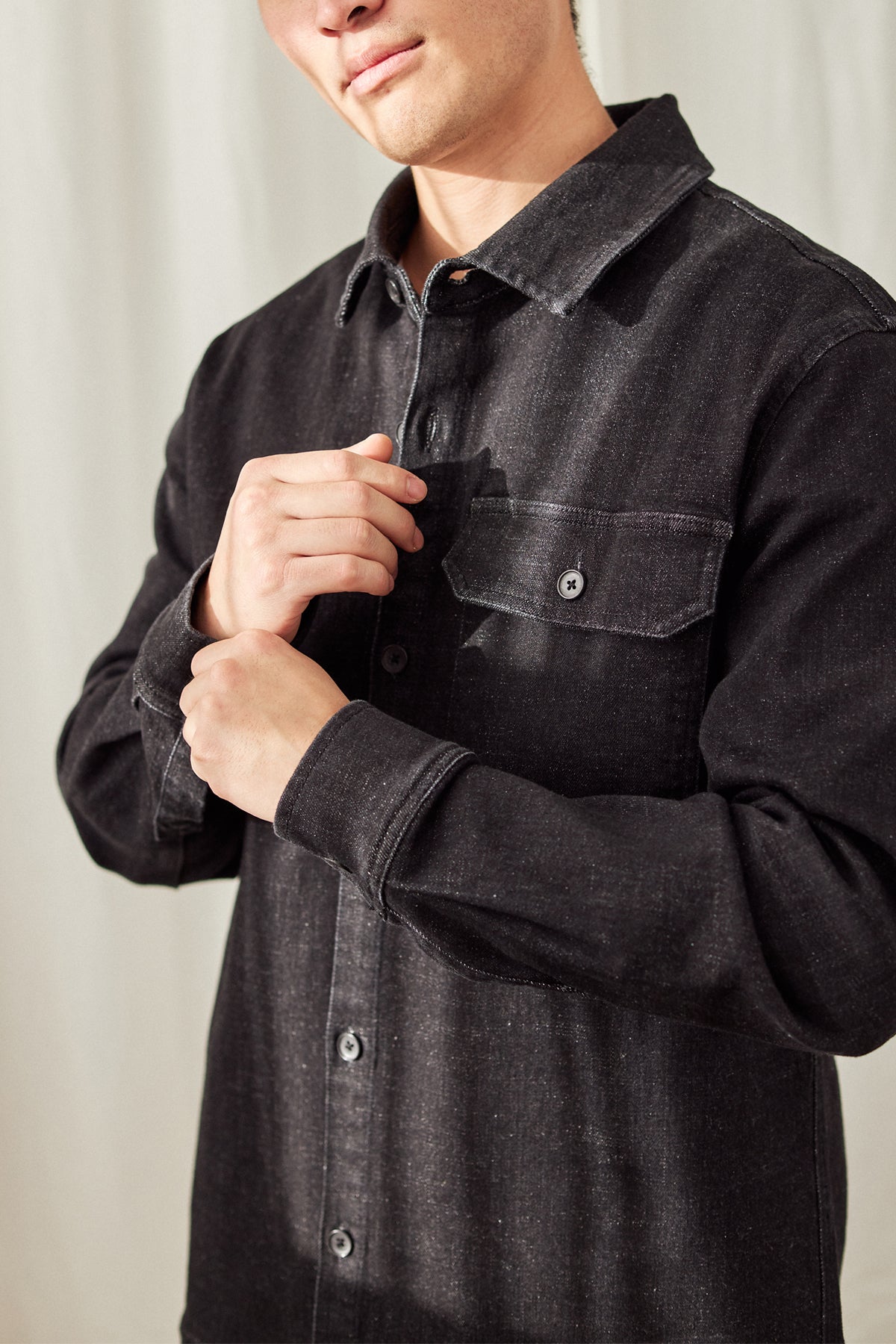 Veste Fundo - Denim Noir - Homme