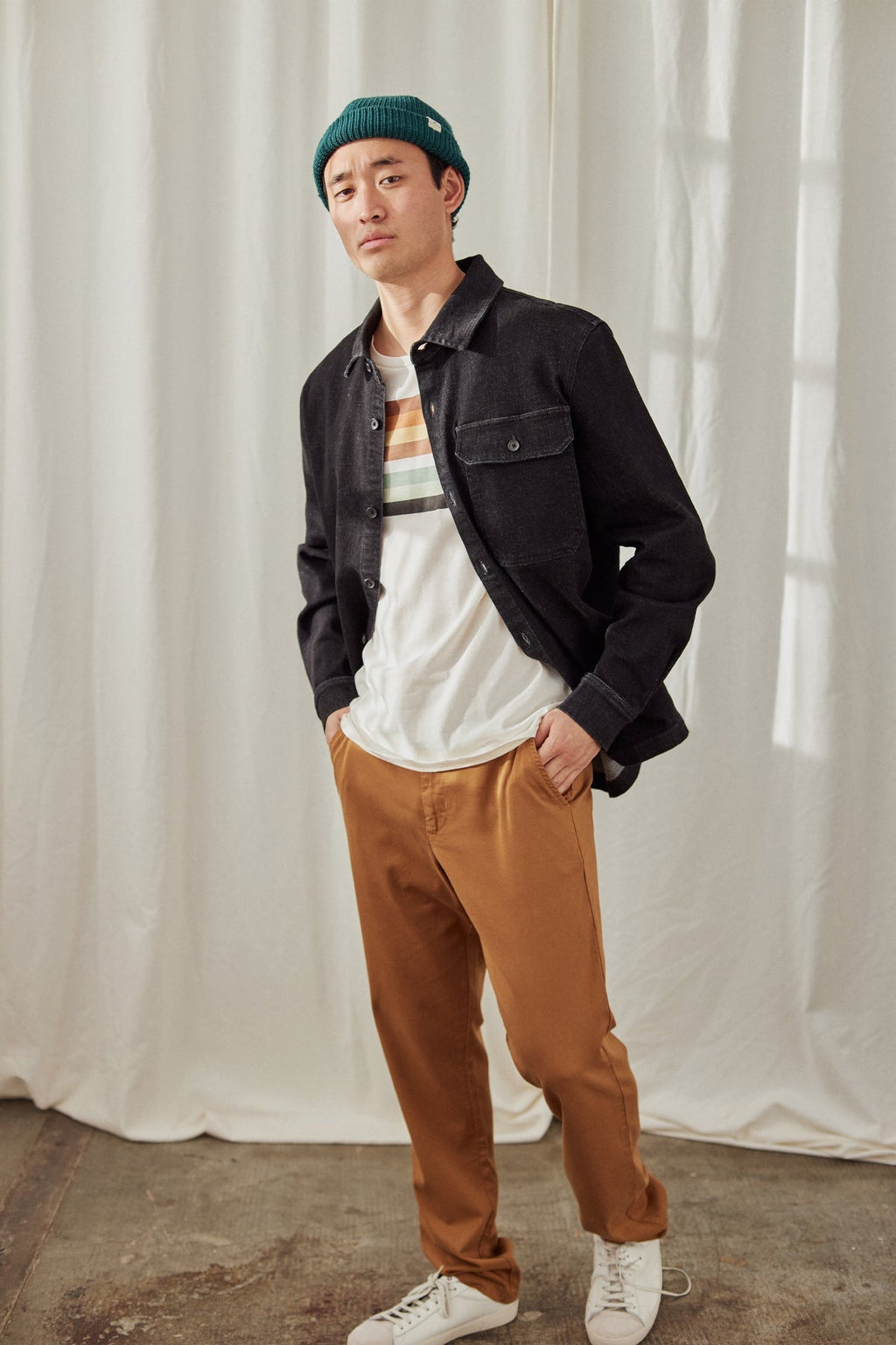 Veste Fundo - Denim Noir - Homme