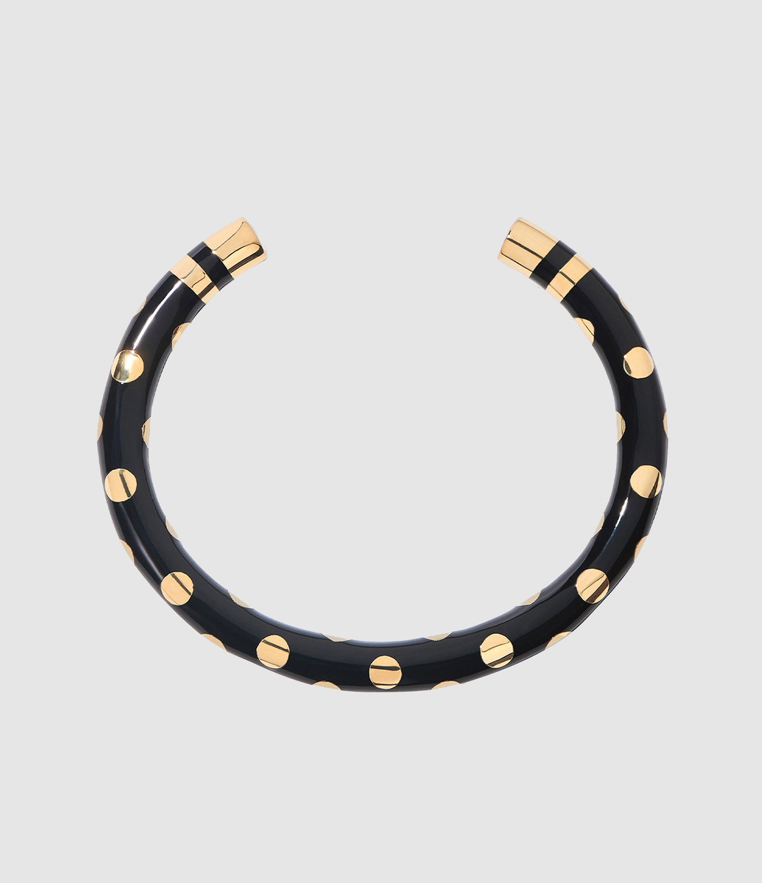 Aurelie Bidermann - Jonc Positano Clous Noir - Femme