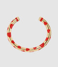 Aurelie Bidermann - Jonc Positano Cœur Corail - Femme