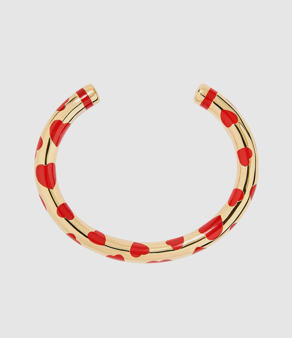 Aurelie Bidermann - Jonc Positano Cœur Corail - Femme
