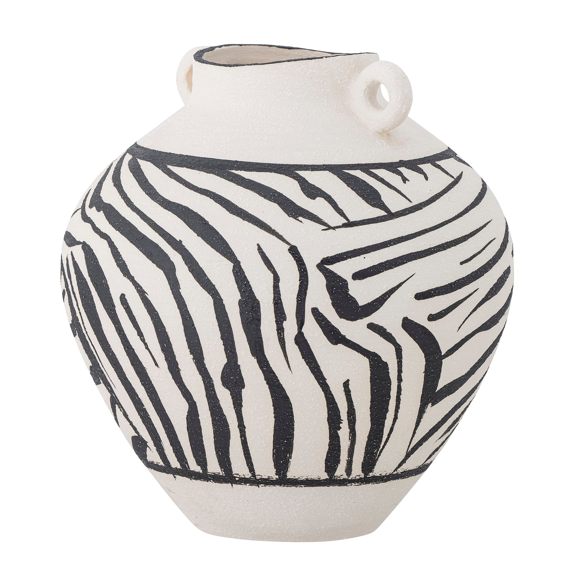 Togo - Vase - Noir - Grès