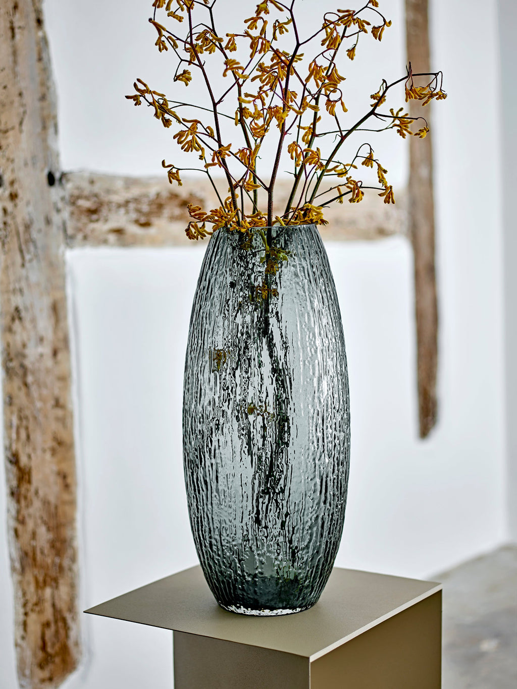 Brock - Vase - Gris - Verre