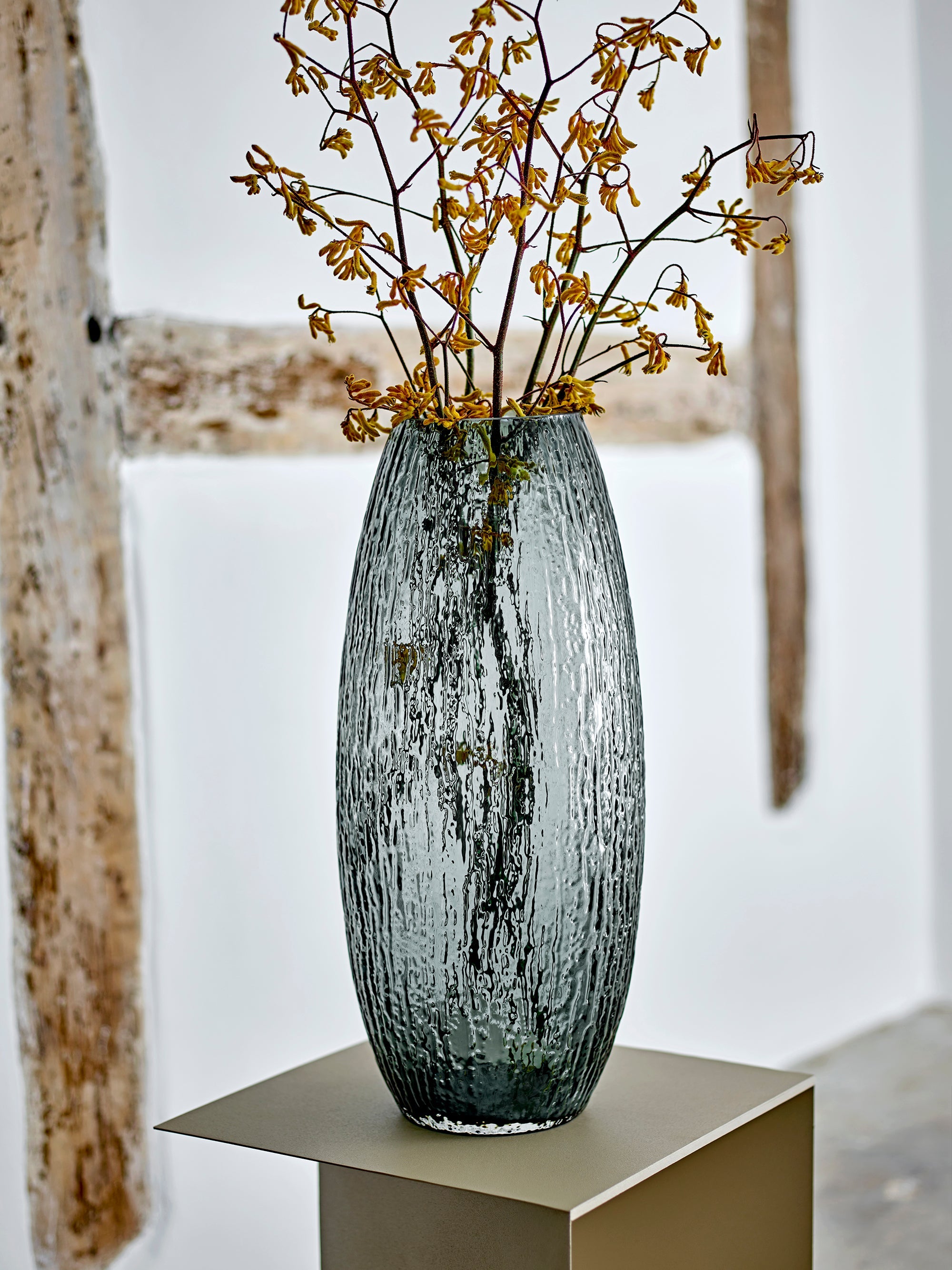 Brock - Vase - Gris - Verre