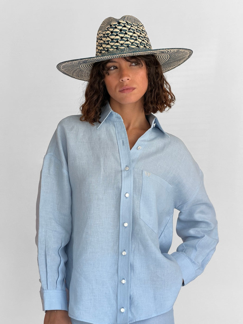 Chapeau Paille Gabby - Natural Navy