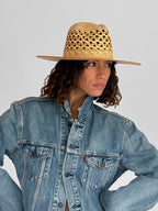 Chapeau Paille Gabby - Natural Terracotta