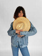 Chapeau Paille Gabby - Natural Terracotta
