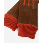 Gants Daim Velours Orange Et Beige - Homme - The Kooples - The Bradery