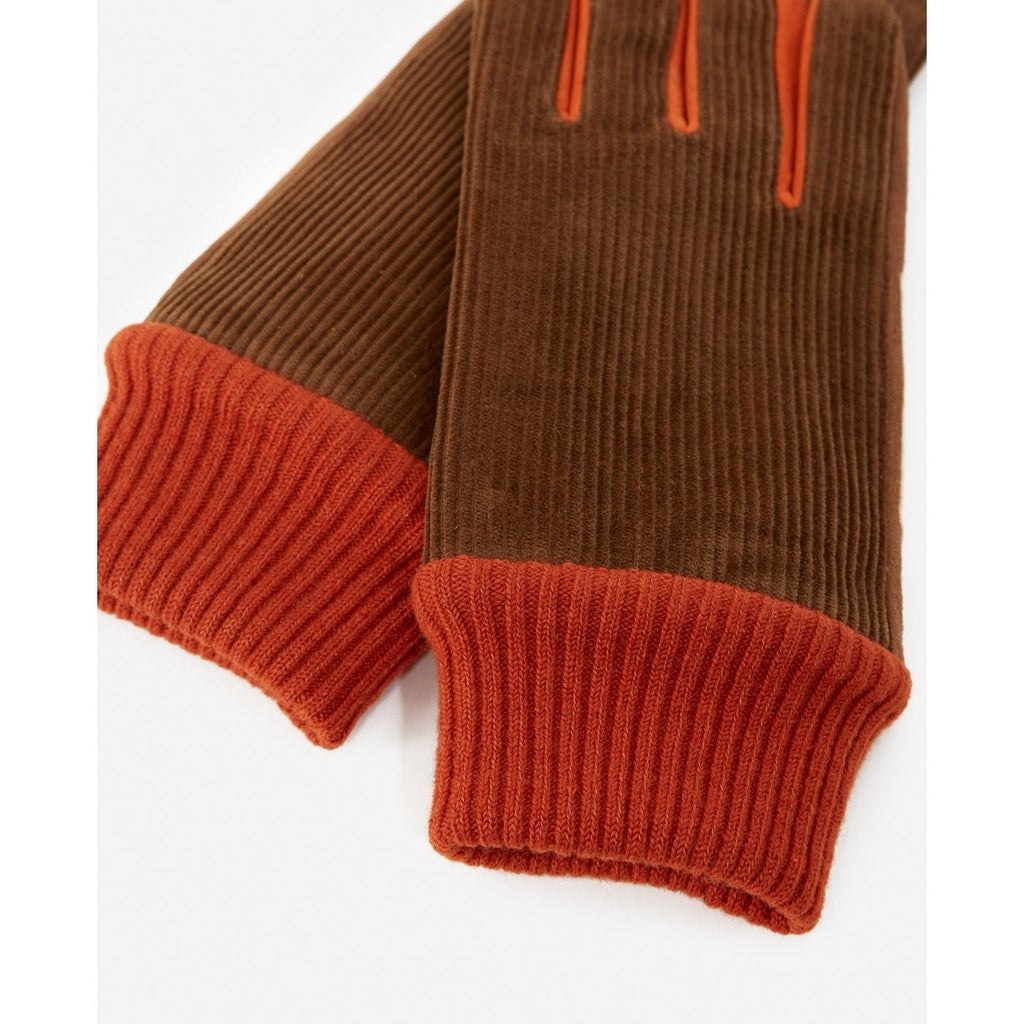 Gants Daim Velours Orange Et Beige - Homme - The Kooples - The Bradery