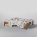 Drap Plat En Gaze De Coton 185G/M² - Blanc
