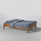 Housse De Couette En Gaze De Coton 185G/M² - Bleu Givre