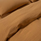 Housse De Couette En Gaze De Coton 185G/M² - Miel