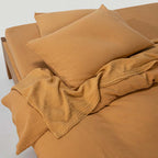Housse De Couette En Gaze De Coton 185G/M² - Miel