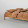 2 Taies D'Oreiller En Gaze De Coton 185G/M² - Noisettes