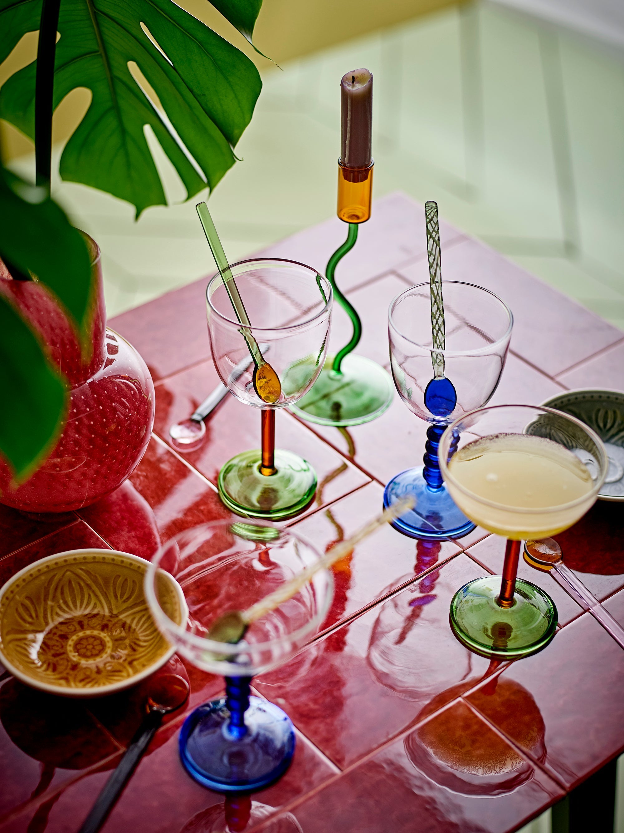 Martine - Verre À Cocktail - Multicolore - Verre