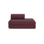 Canapé Droit Gemma - 2 Places - Tissu Lisse