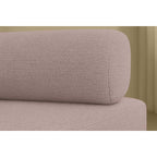 Canapé Droit Gemma - 2 Places - Tissu Lisse