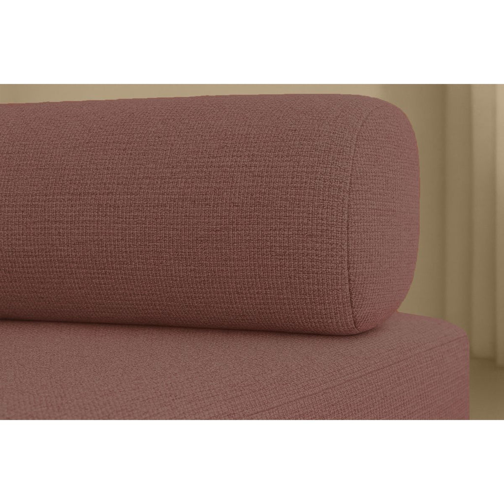 Canapé Droit Gemma - 2 Places - Tissu Lisse