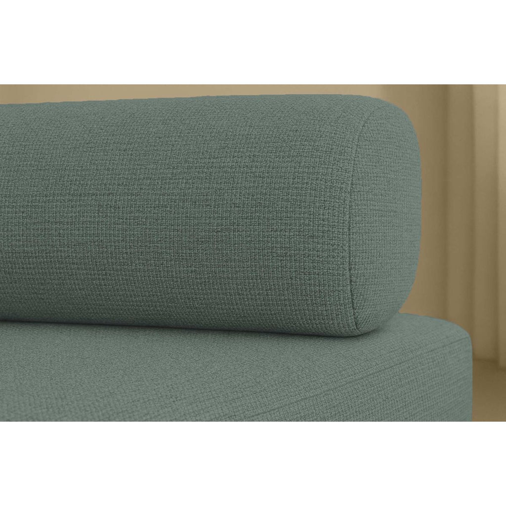 Canapé Droit Gemma - 2 Places - Tissu Lisse