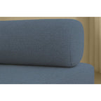 Canapé Droit Gemma - 2 Places - Tissu Lisse