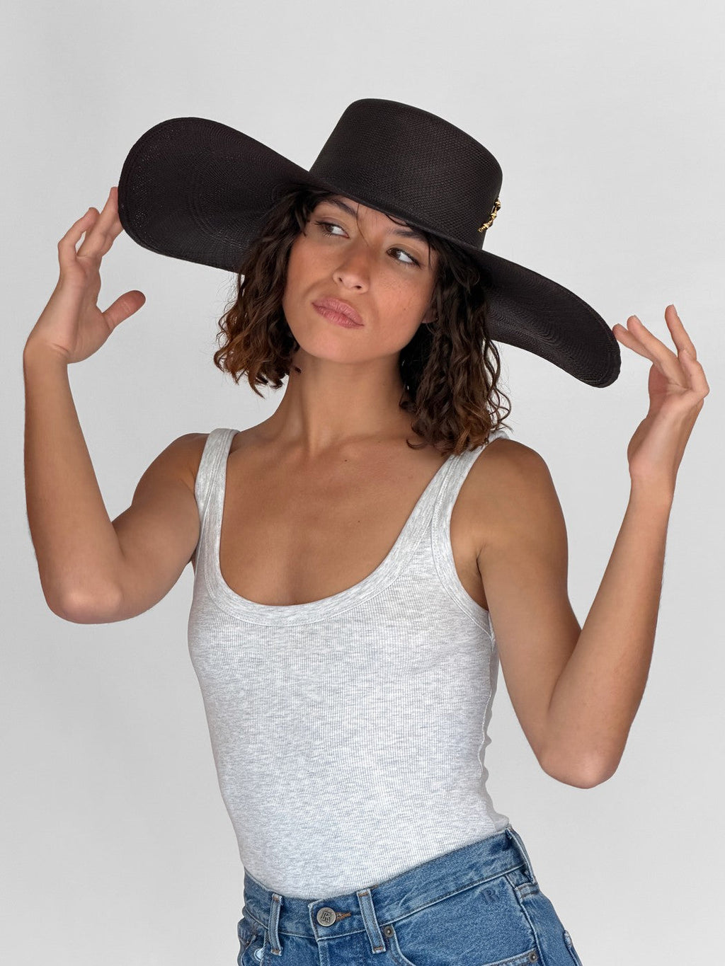 Chapeau Paille Gena Xl - Black