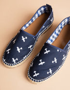 Espadrilles Plate Georges - Toile Marine - Homme
