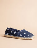 Espadrilles Plate Georges - Toile Marine - Homme