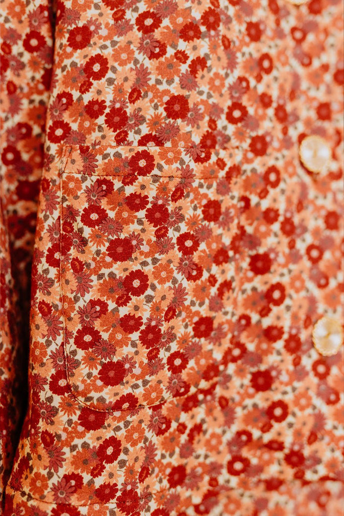 Gilet Fonda Camaïeu Rouge - Saaj Paris - The Bradery